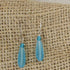 Turquoise Sea Glass Earrings