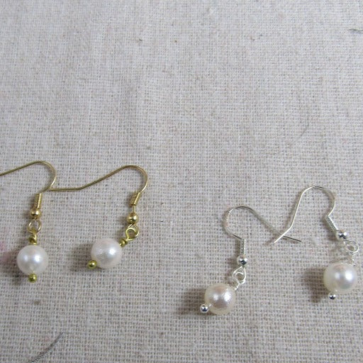 Delicate Pearl Drop Earrings - VP's Jewelry