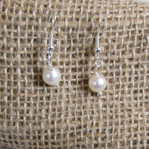 Delicate Pearl Drop Earrings - VP's Jewelry