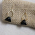 Black Crystal Drop Earrings Beaded dangle Earrings - VP's Jewelry