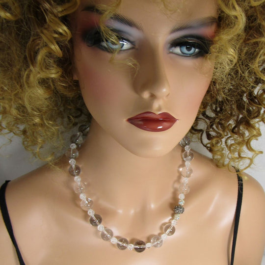 Classic Rock Crystal Quartz Necklace - VP's Jewelry