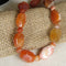 Big Bold African Agate Nugget Handmade Beaded Necklace - VP's Jewelry