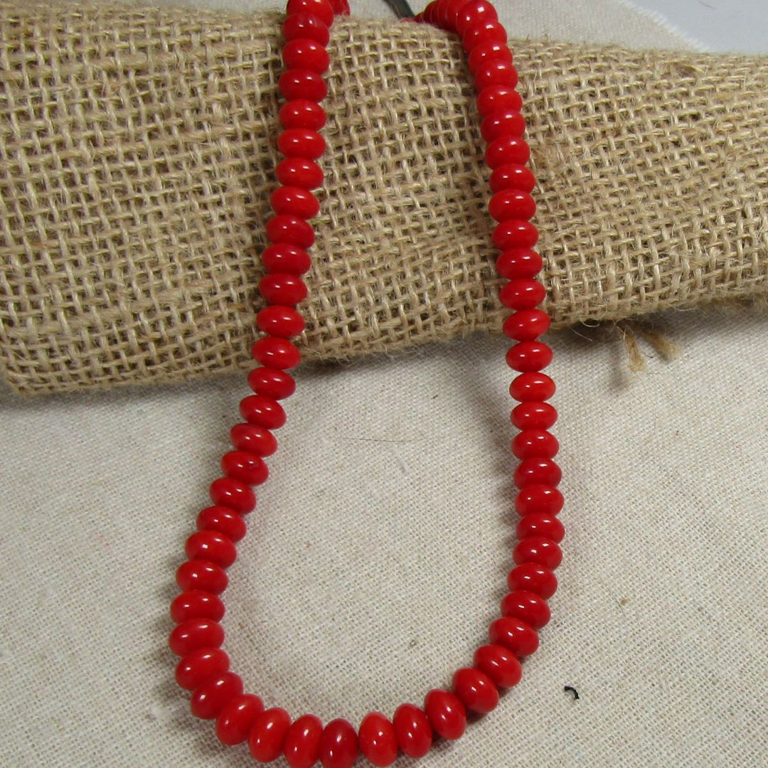 Classic Red Gemstone Bead Necklace - VP's Jewelry