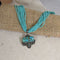 multi-strand turquoise necklace