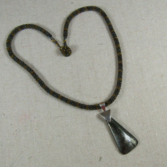 Unique Chalcopyrite Gemstone Pendant Necklace - VP's Jewelry