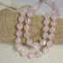 pink double strand necklace