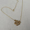 Bronze Snake Festoon Pendant on Gold Chain - VP's Jewelry