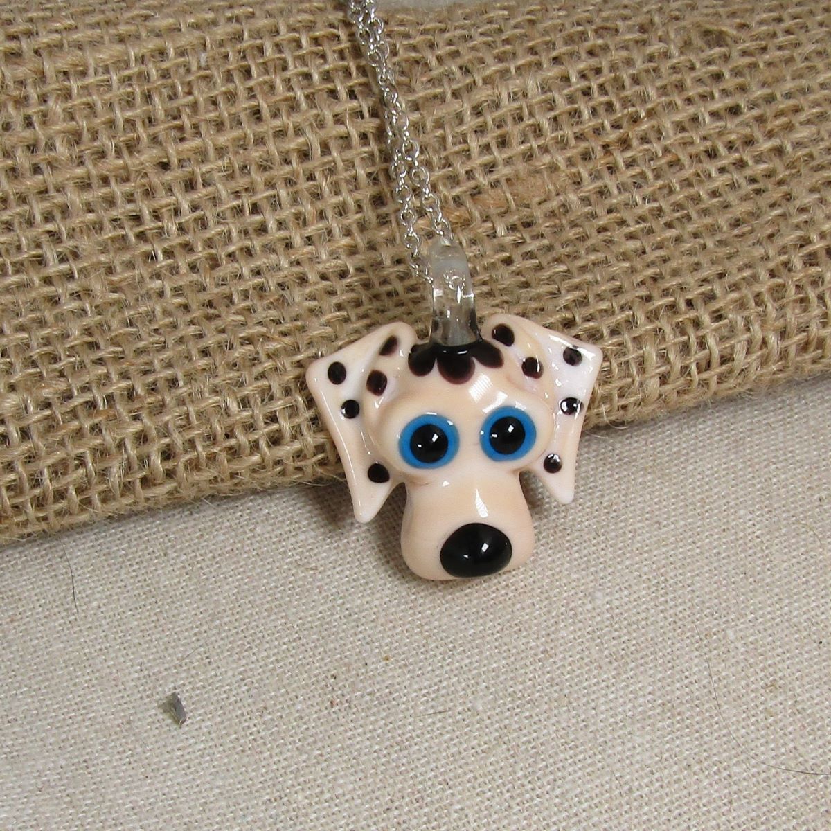 Googly Eyed Dog Pendant Necklace - VP's Jewelry