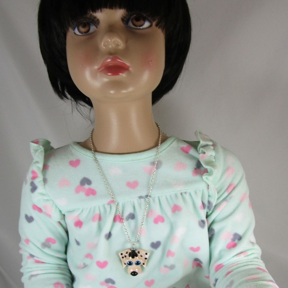 Googly Eyed Dog Pendant Necklace - VP's Jewelry