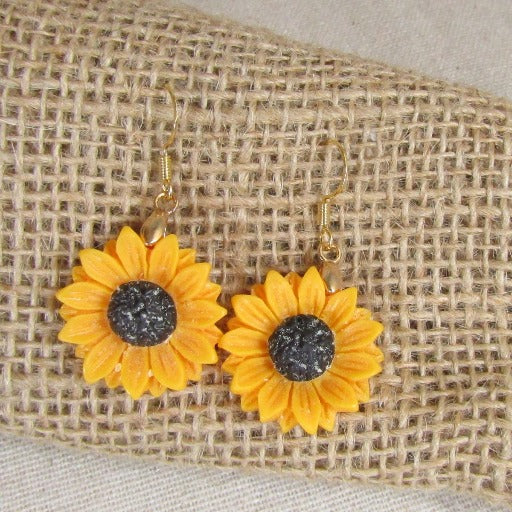 Cute Sunflower Earrings - VP's Jewelry