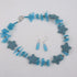 Turquoise Bay Sea Glass & Lava Starfish Necklace & Earrings