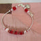 Unique Red Crystal Bangle Bracelet - VP's Jewelry