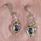 Elegant Blue Topaz Gemstone Earrings - VP's Jewelry