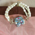 Mother of Pearl and Handmade Venetian Glass Bracelet - VP's Jewelry