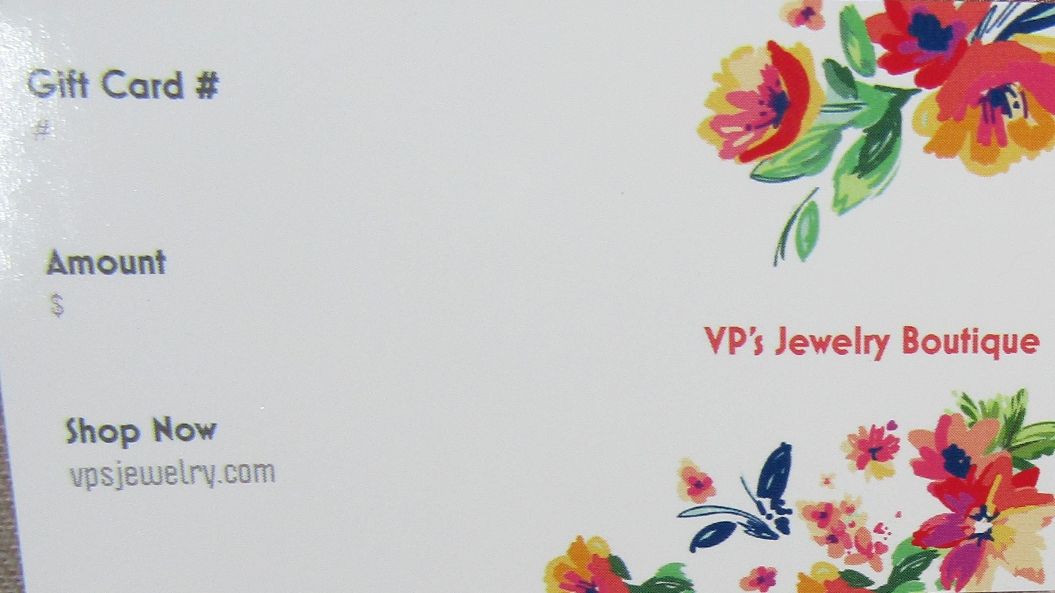 Gift Card for VP's Jewelry - VP's Jewelry
