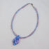 Blue & Pink Handmade Artisan Pendant Necklace - VP's Jewelry