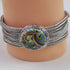Multi-colored Swirled Cuff Bangle Bracelet - VP's Jewelry