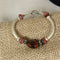 Brown Artisan Bead & Noodle Bracelet - VP's Jewelry