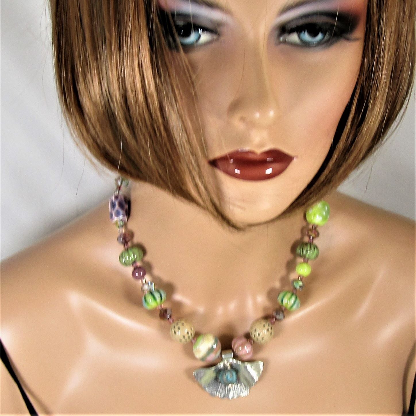 Whimsical Handmade Artisan Necklace - VP's Jewelry