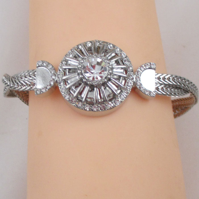 Woman's Fashion Exquisite Crystal & Rhinestone Bracelet - VP's Jewelry