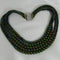 Rainbow Hemalyke Gemstone Necklace 5 Strands & Earrings - VP's Jewelry