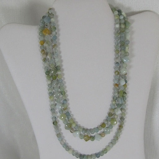 Handmade Aquamarine Gemstone Necklace - VP's Jewelry