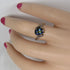 Affordable Right Hand Fashion Rainbow Topaz Ring Size 7