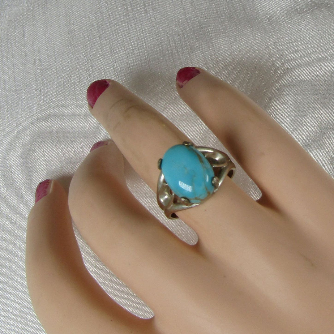 Kingman Turquoise Ladies Ring Size 8