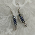 Handmade Navy Blue Artisan Bead Earrings - VP's Jewelry