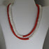 Red & White Surfer Multi-strand Stunning Necklace - VP's Jewelry