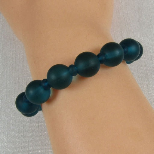 Turquoise Sea Glass Bracelet - VP's Jewelry