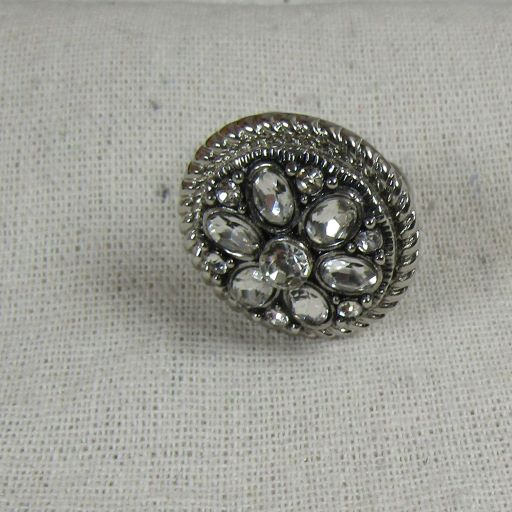 Bling Jewelry Rhinestone Adjustable Statement Ring - VP's Jewelry  