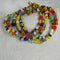 Five Strand Seed Bead Cuff Bracelet African Inspired - VP's Jewelry  