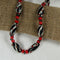 Black & White African Bead Necklace - VP's Jewelry