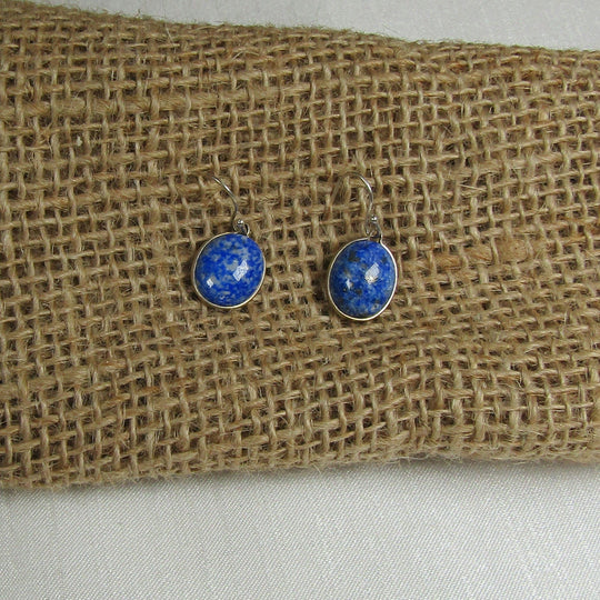 Lapis Lazuli Gemstone  Drop Earrings