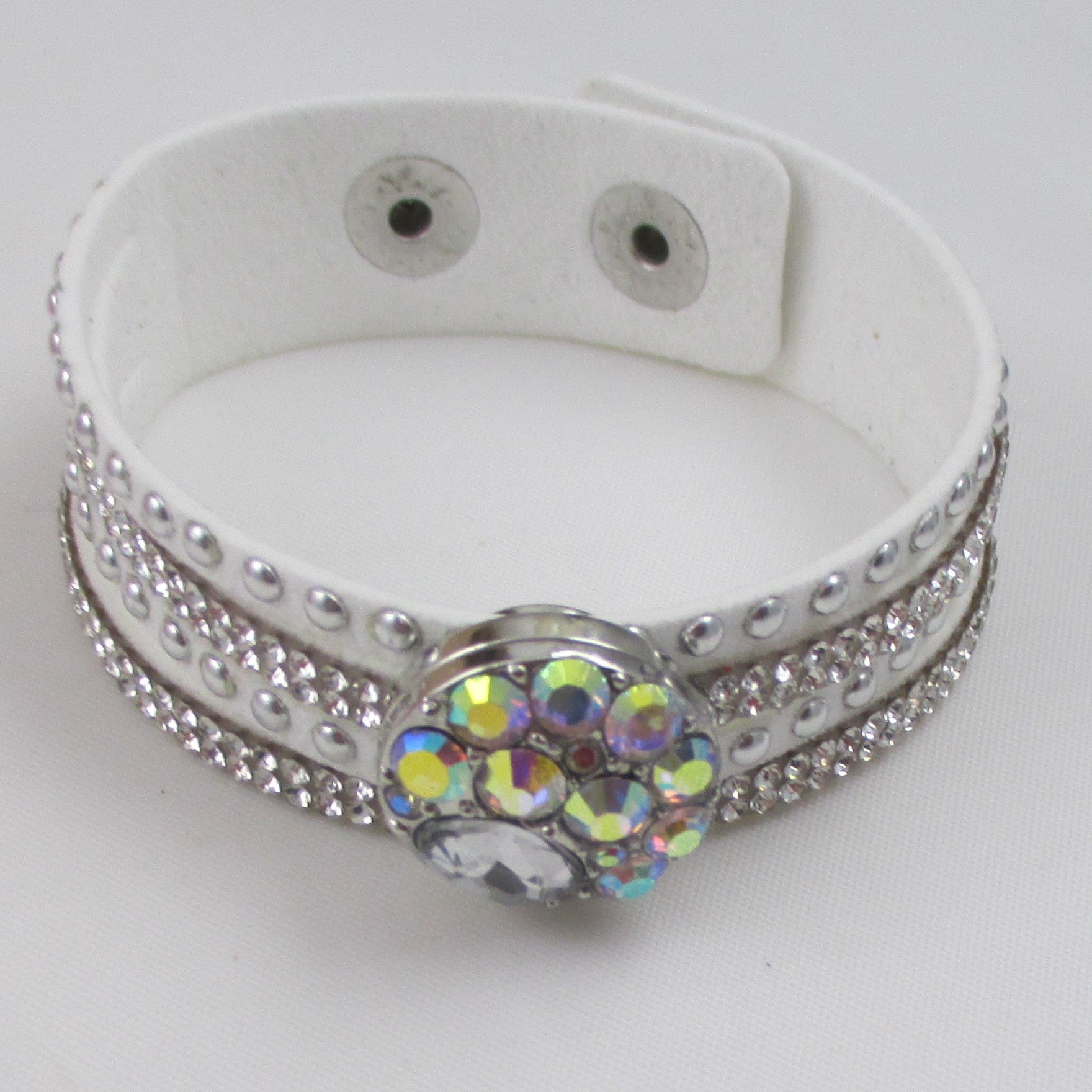 Crystal Multi-strand Leather Bracelet - VP's Jewelry