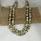 African trade bead necklace beige