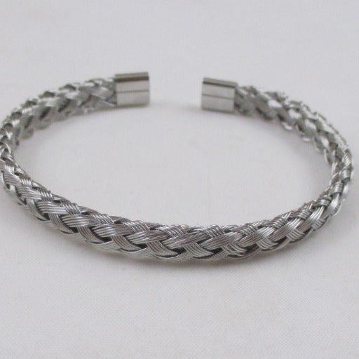 Bold Silver Pendant On Choker, Bracelet & Earrings - VP's Jewelry