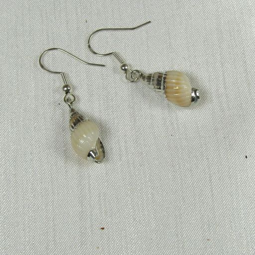 Delicate Sea Shell Drop Earrings