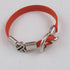 Love Orange Awareness Flat Leather Bracelet - Unisex - VP's Jewelry