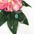 Turquoise pendant necklace matching Earrings standout design