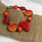 red fair trade bead braclet