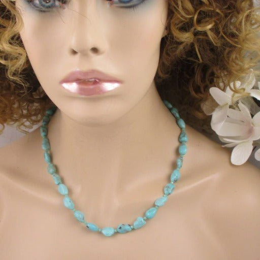 Morenci Turquoise Nugget Necklace