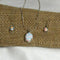 Opal Pendant Necklace & Earrings
