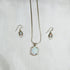 Opal Pendant Necklace & Earrings