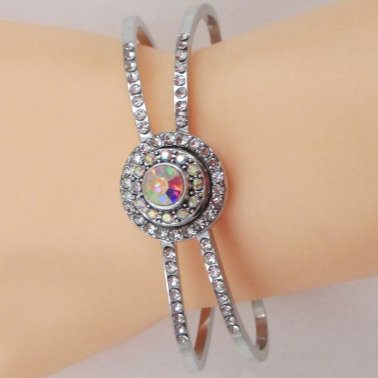 Rhinestone Bangle Bracelet - VP's Jewelry