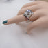 Purple Crystal Fashion Ring Size 7