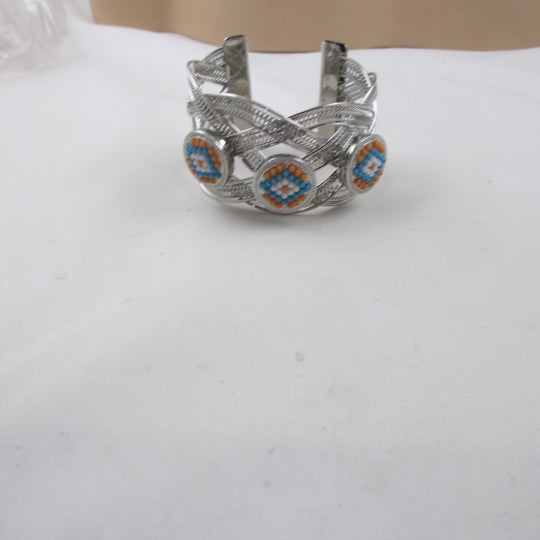 Cuff Bracelet with Southwestern Accent - VP's Jewelry
