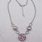 Pink & AB Crystal Pendant Necklace - VP's Jewelry