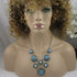 Boho Turquoise Multi Charm Southwestern Style Necklace